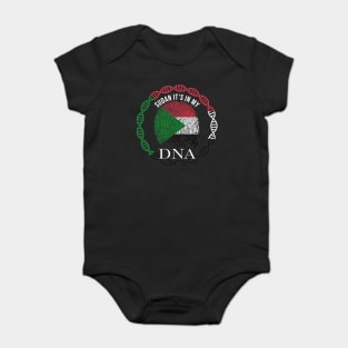 Sudan Its In My DNA - Gift for Sudanese From Sudan Baby Bodysuit